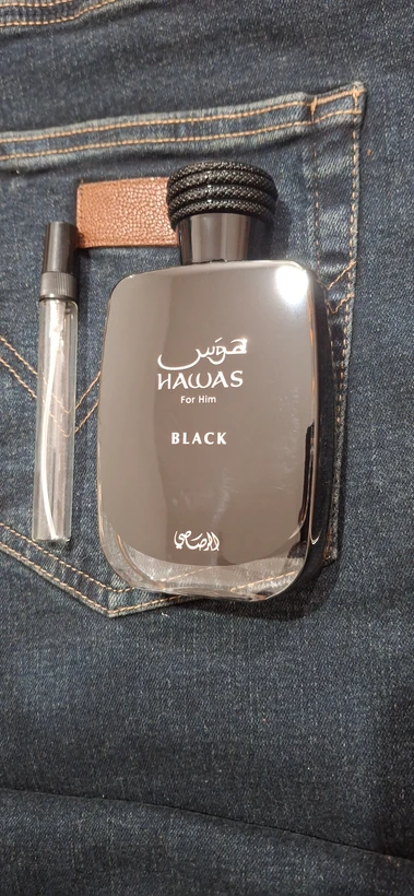 دکانت 10 میل ادکلن رصاصی مدل هوس بلک فور هیم رایحه نیشانه حاجیوات