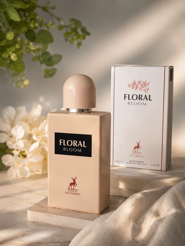 ادکلن زنانه فلورال بلوم الحمبرا | Floral Bloom Maison Alhambra